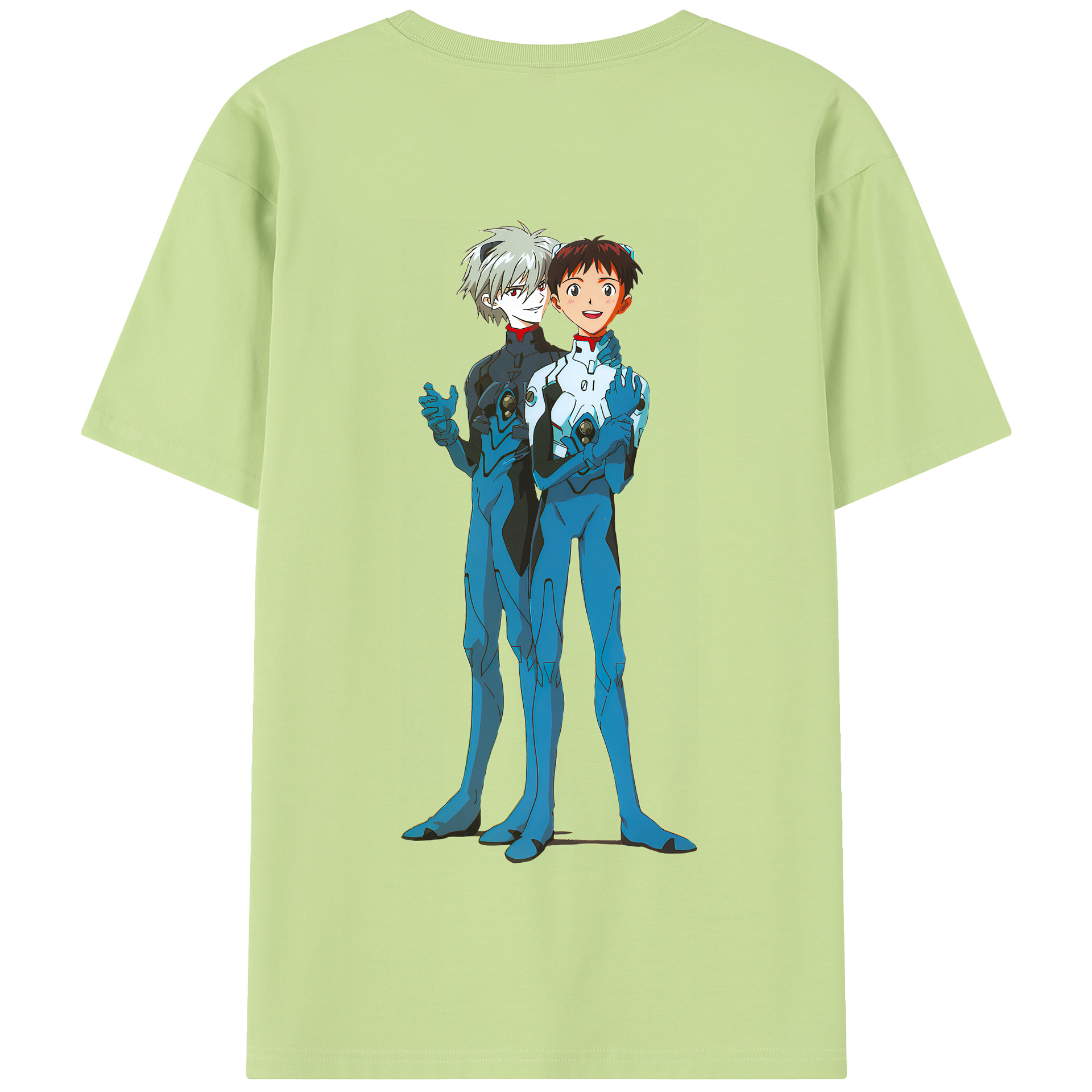 （画像用） EVA 新世紀エヴァンゲリオン 綿100％半袖Tシャツ（背面プリント）
